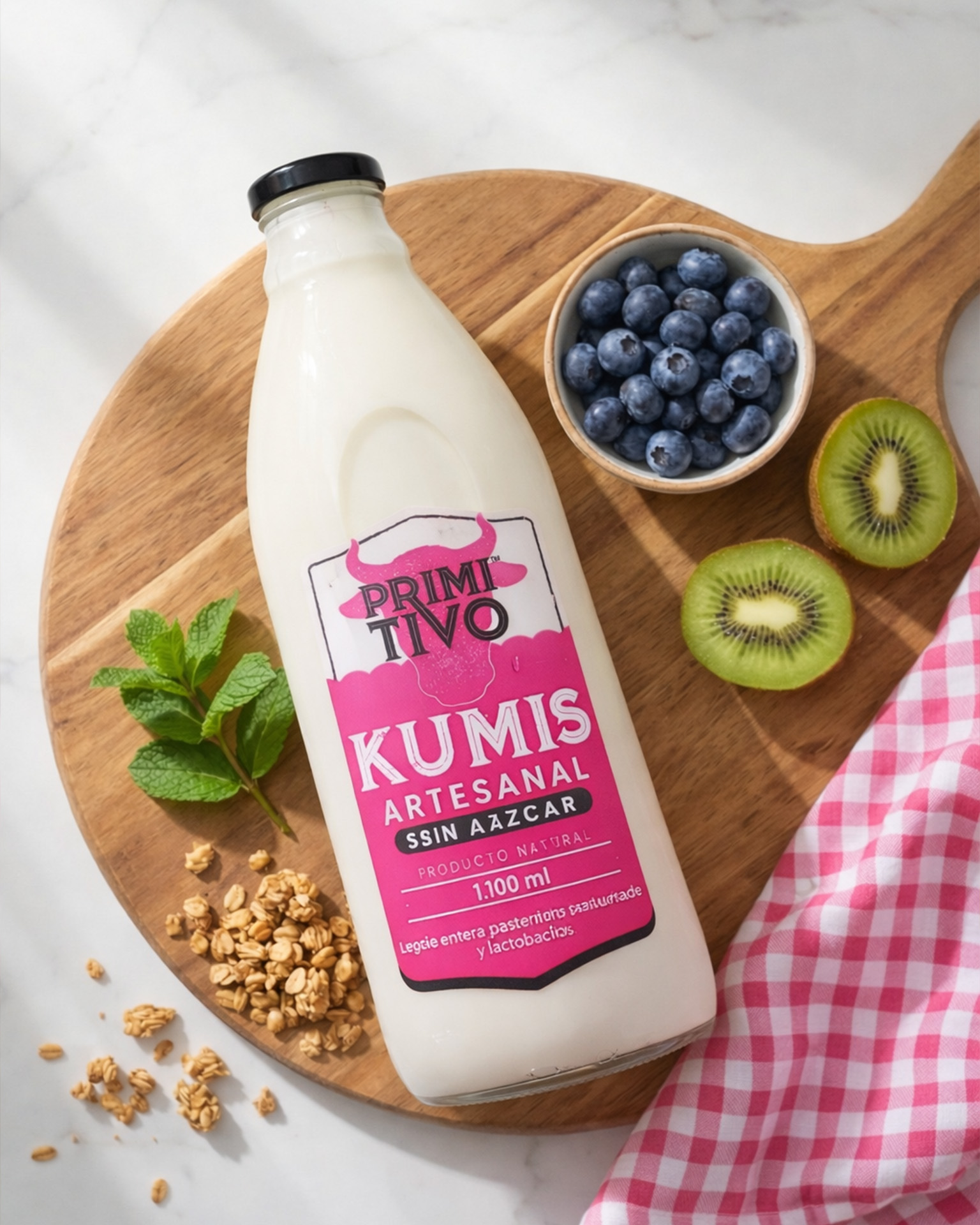 Kumis Sin Azúcar Primitivo Cook — fermentado artesanal sin azúcar añadida